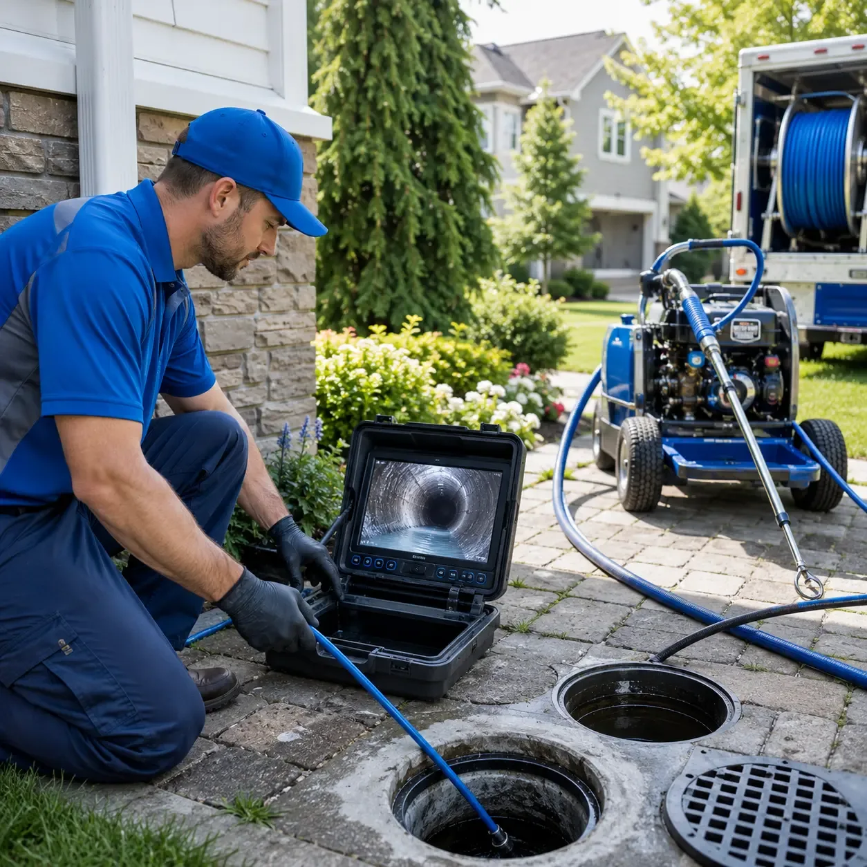 Outdoor drain cleaning professionals serving Lake Clear, NY